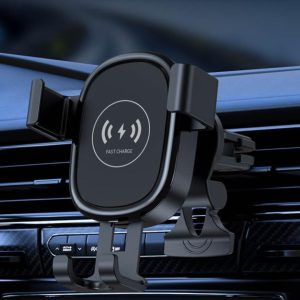 Wireless Car Charger Car Accessory, Qi Fast Wireless Car Charge Mount Air Vent Phone Holder Compatible for iPhone Samsung HTC Sony Nokia & Android Smartphones